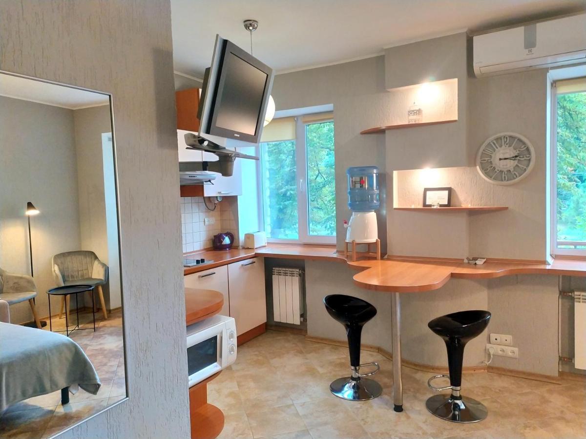 Great View Apartaments Near Lavra Kiev Esterno foto